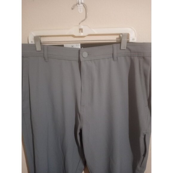 Hurley Pants Adult 38 x 29 Gray Performance Stretch Pants Zip Pocket Mens NWT - Picture 5 of 12